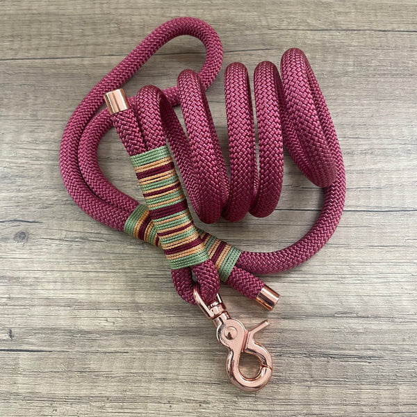 Guinzaglio Autumn ember in Corda Premium
