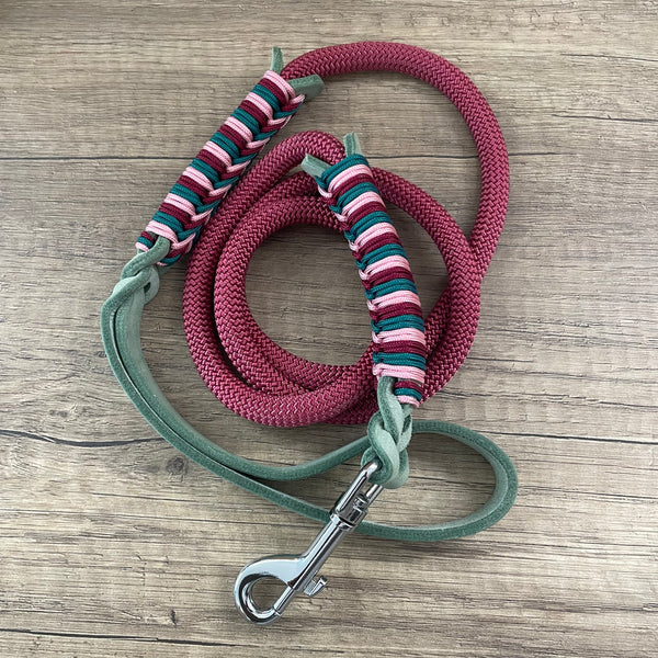 Guinzaglio Pelle e corda 150 cm