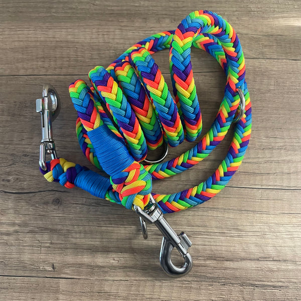 Guinzaglio A Redine In Cuoio Rosso - Foto 9